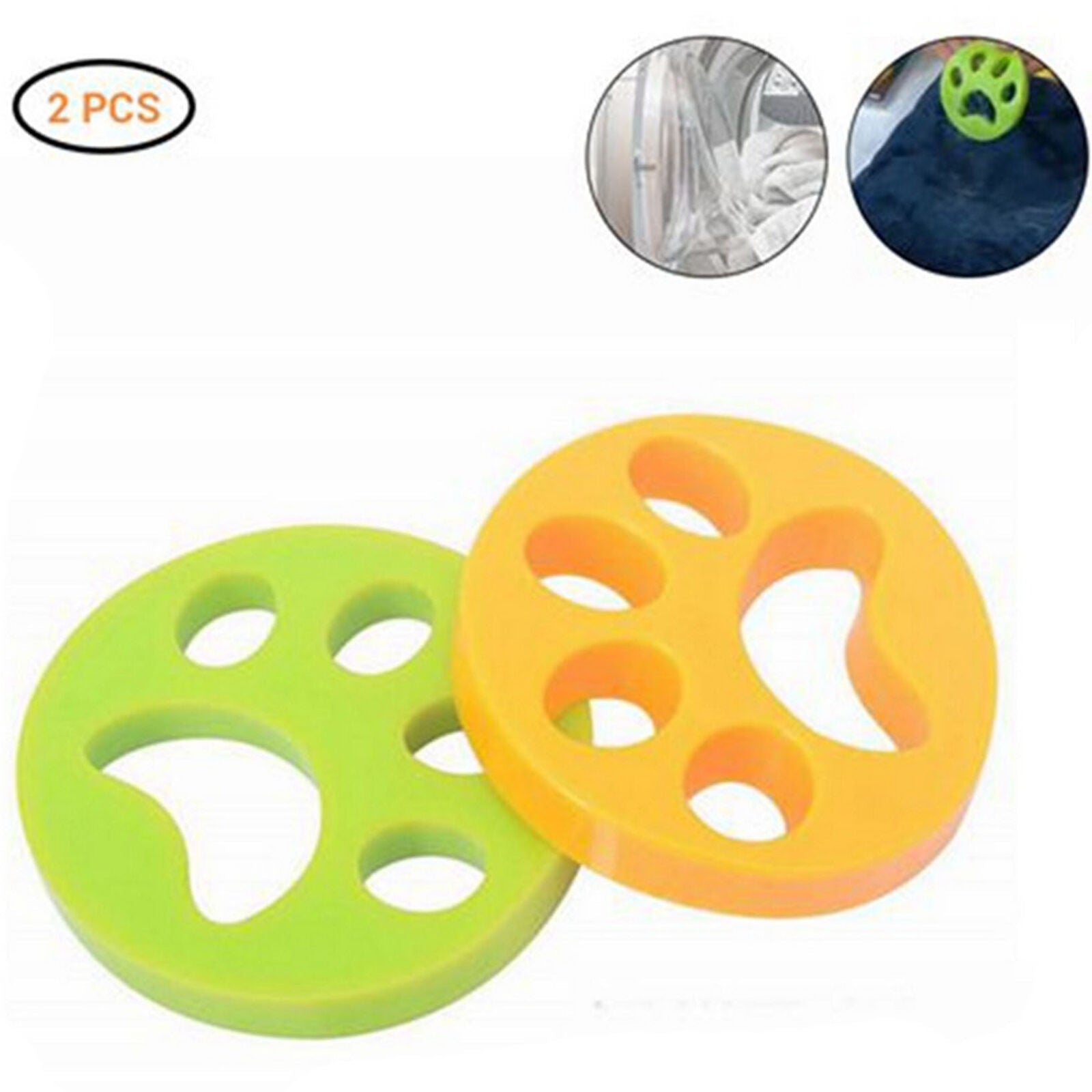2x Dog & Cat Pet Hair Remover Floating Fur Catcher for Laundry Washing Machine