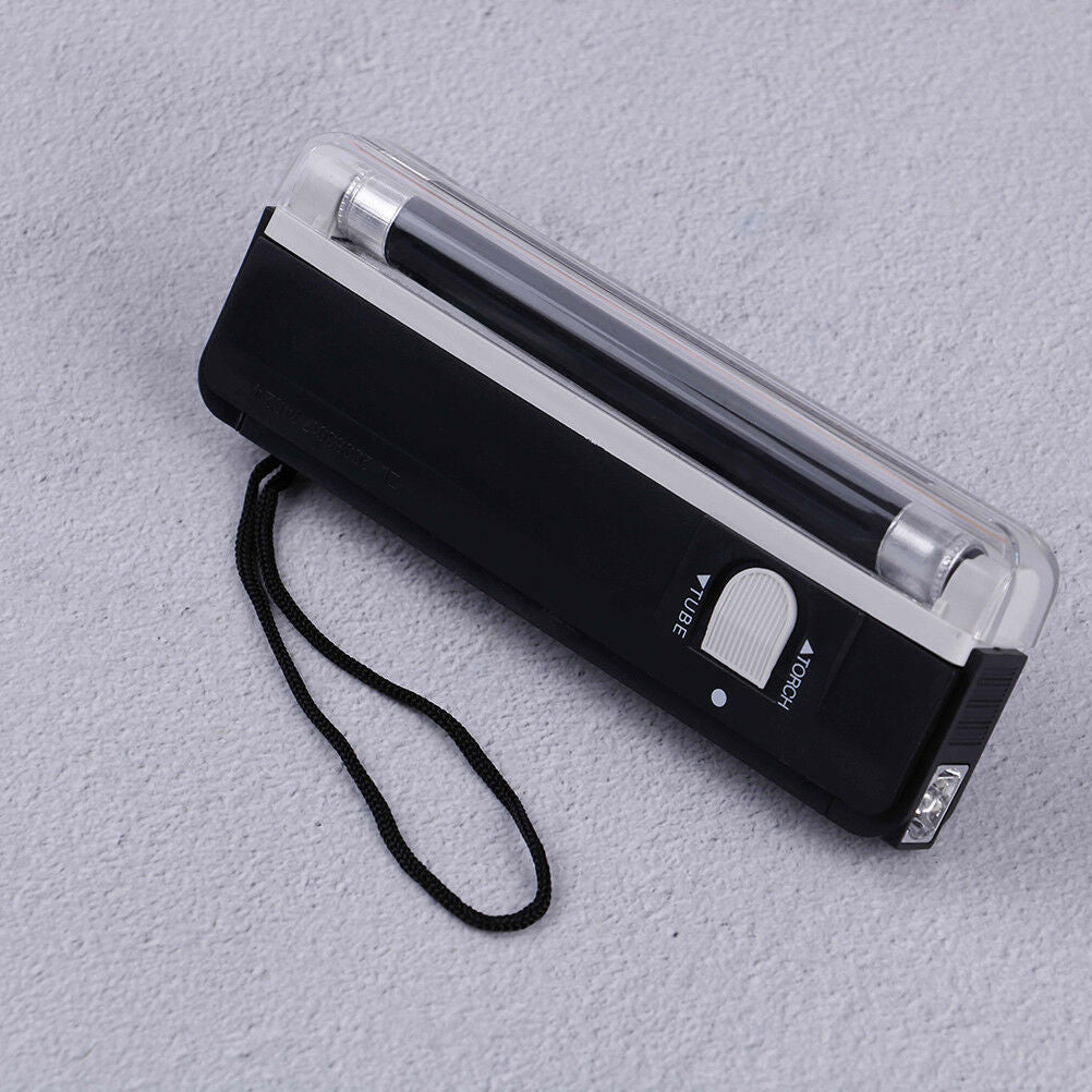 Mini portable ultra violet UV light lamp torch with LED flashlight lj JC.l8