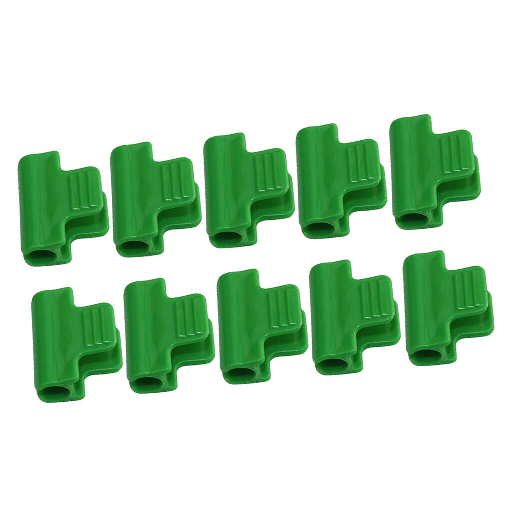 60 Pieces Fixed Pipe Clamps 11mm/0.43inch Plant Stakes Greenhouse Film Hoop