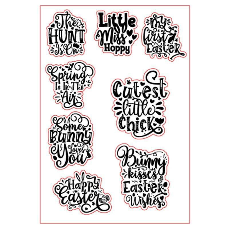 Spring Easter Silicone Clear Seal Stamp DIY Scrapbooking Embossing Photo Album