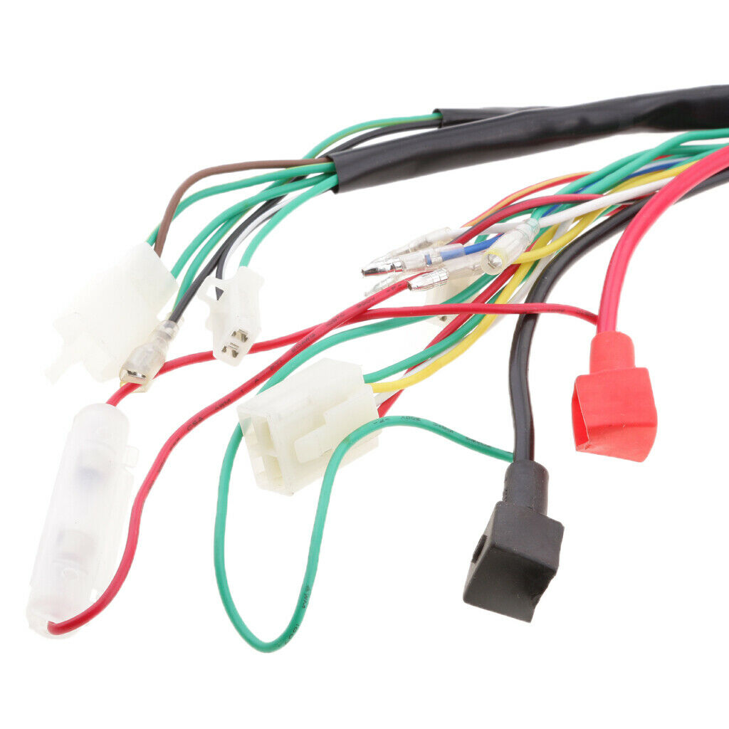 1 piece wiring harness headlight wiring harness and remote control
