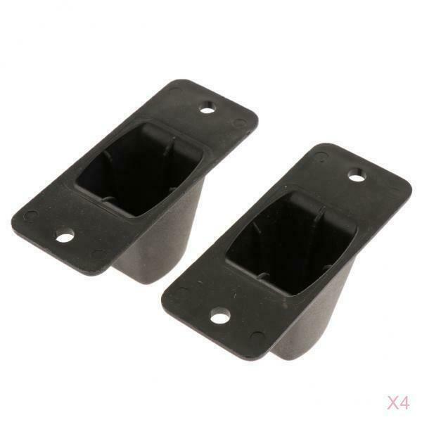 8pcs Replacement Plastic Luggage Stud Feet Pad Black for Any Bags Kit Fashion