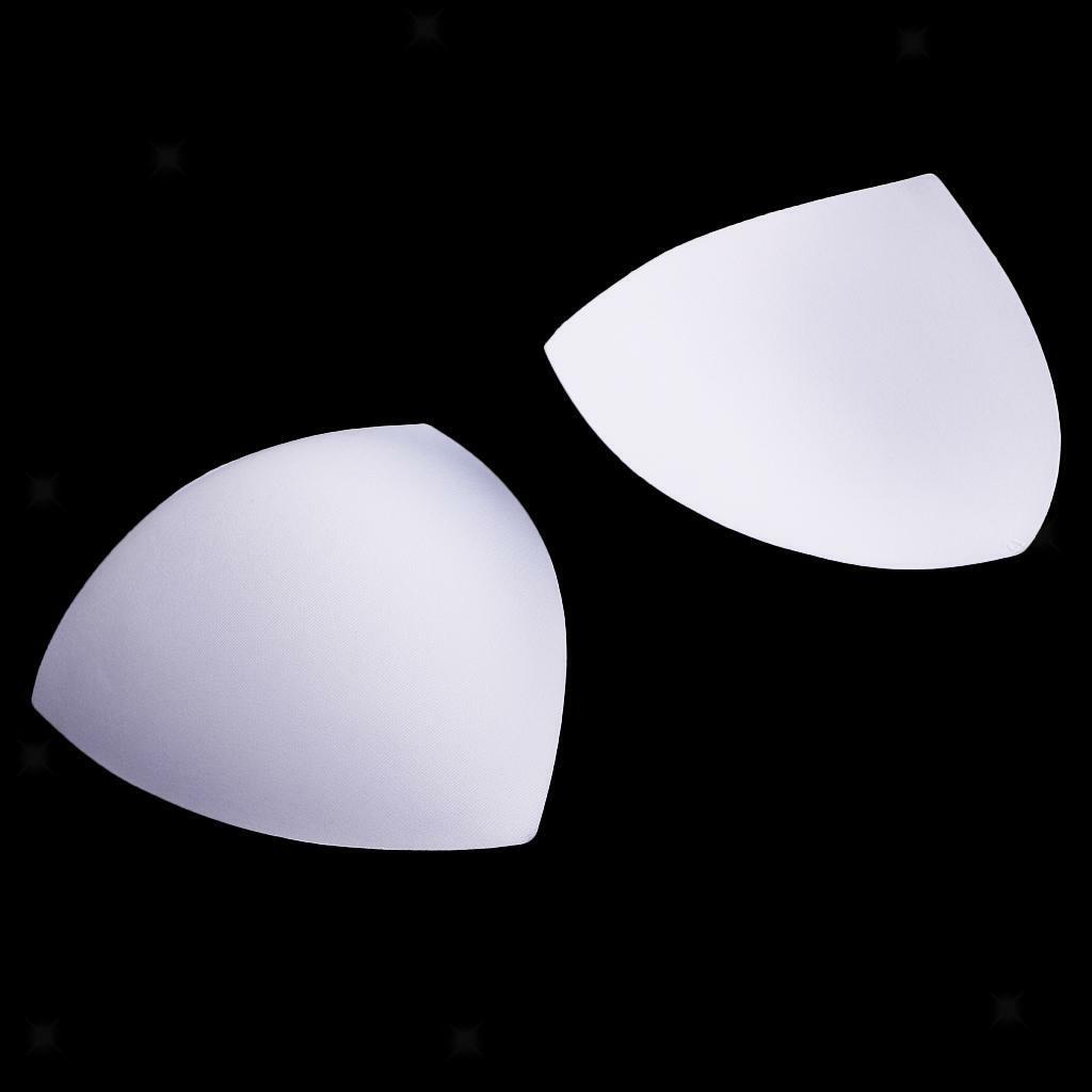 6 Pairs Women Triangle Removable Cups Bra Inserts Pads for Swimwear Sports