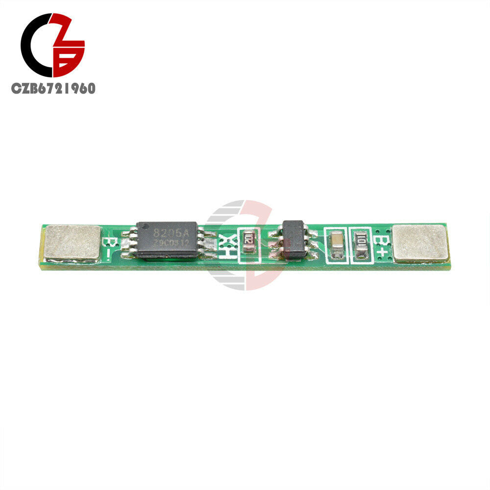 1S 3.7V 2.5A Lithium Battery Protect Board BMS PCM PCB Charge Discharge Module