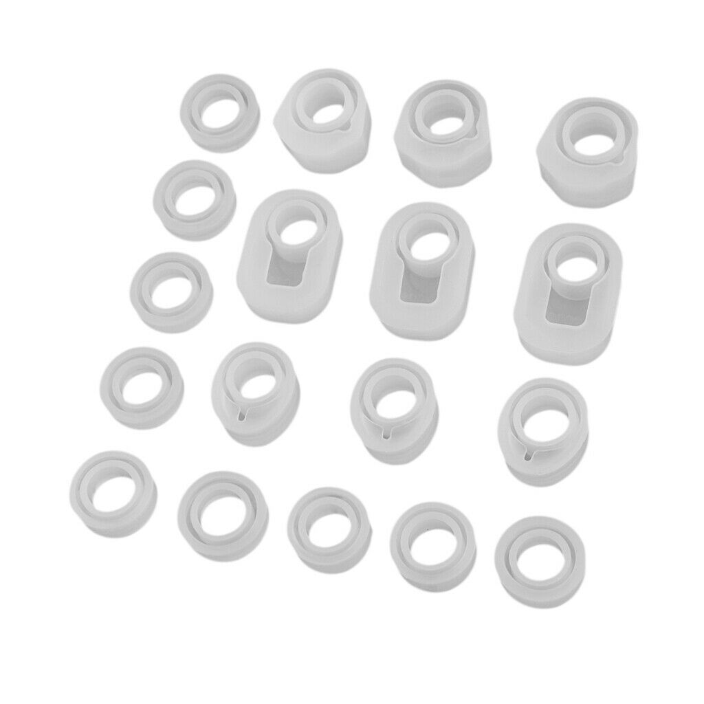 DIY   Assorted   Rings   Sugarcraft   Silicone   Moulds   Cake   Decor   Baking