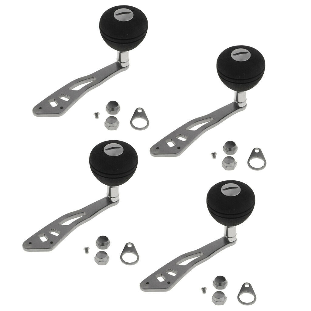 Prettyia       4pcs       Fishing       Reel       Handle       EVA       Oval
