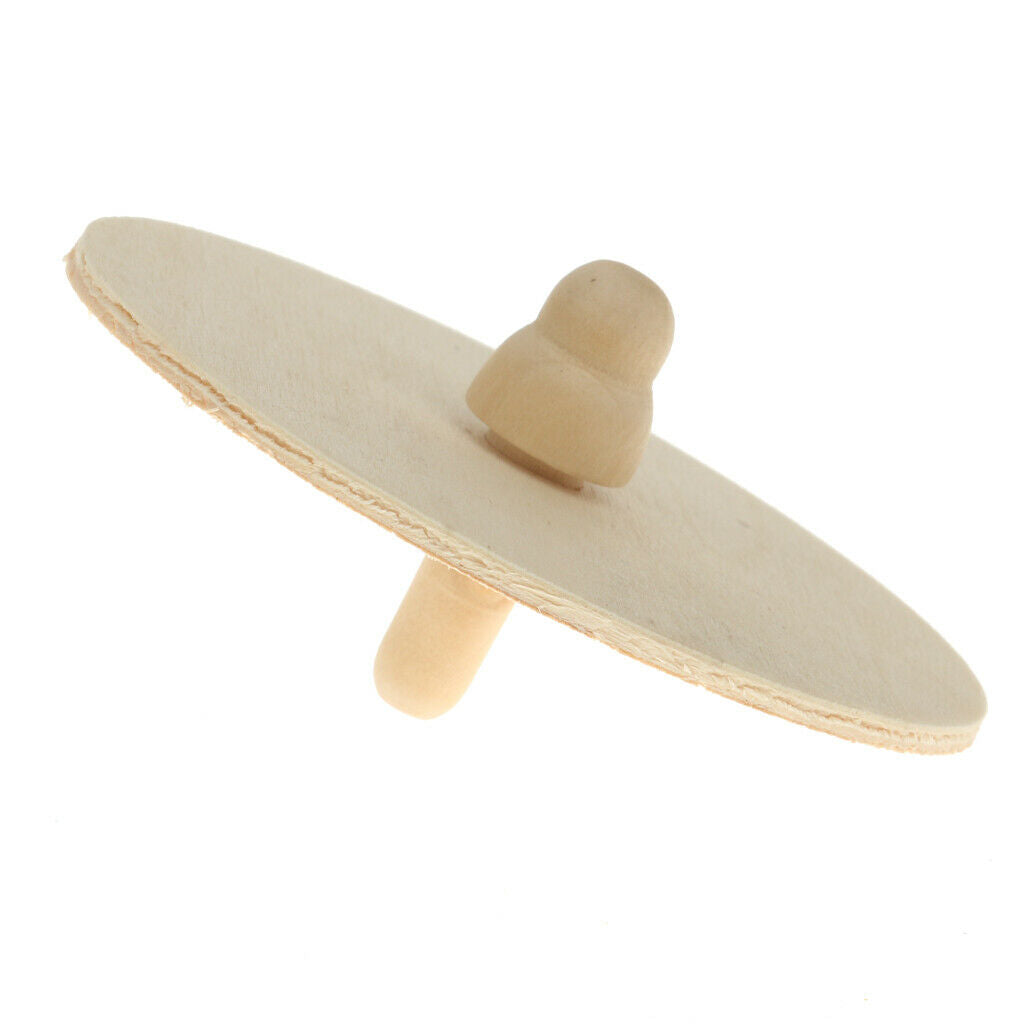 5pcs Creative Unfinished GYROS for Children Wooden Birthday Gift