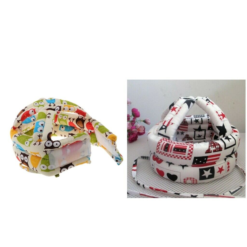 2 Pieces Walking Baby Safety Helmet Headguard Developmental Game Parts
