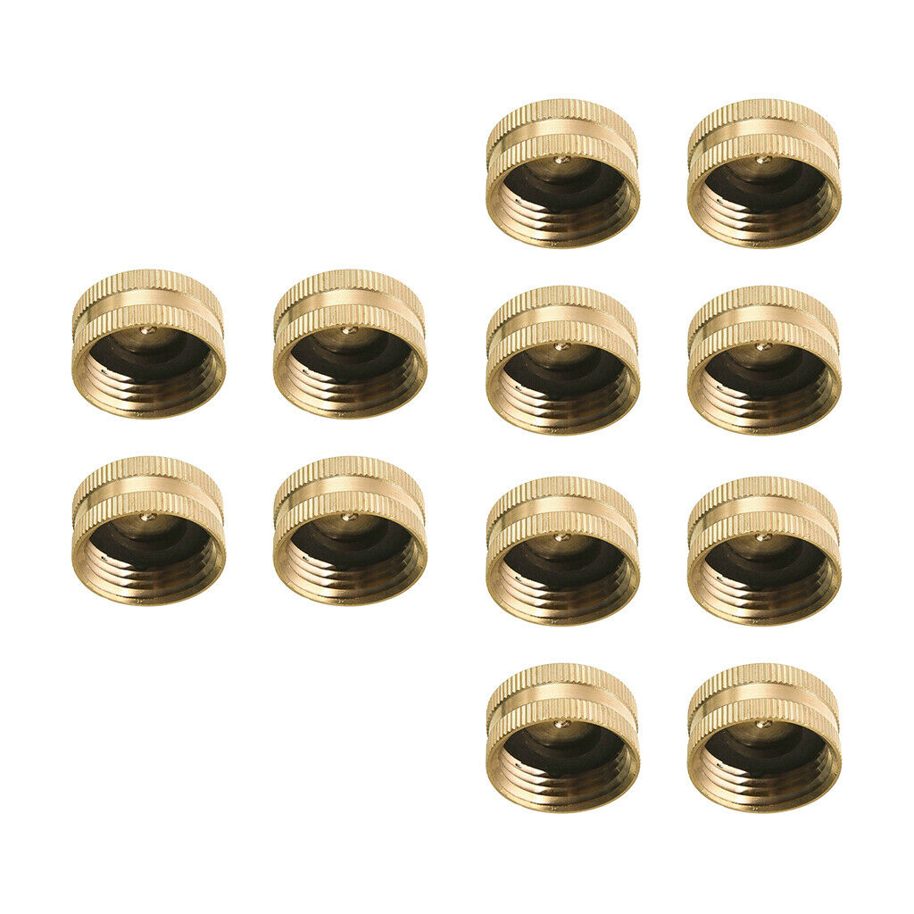 12Pcs Garden Hose Female End   Set, Heavy Duty, Leak-Free, Connect To Hose and