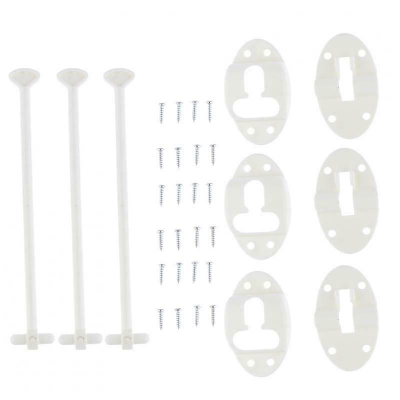 3x T Style Entry Door Catch Latch Holder for Camper Cargo Trailer Motor Home