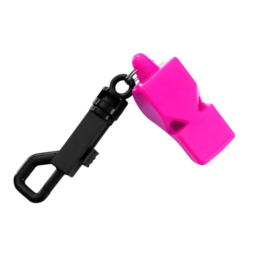 6x Whistle Safety Clip for Emergency Emergency Signaling in Case of Rowing