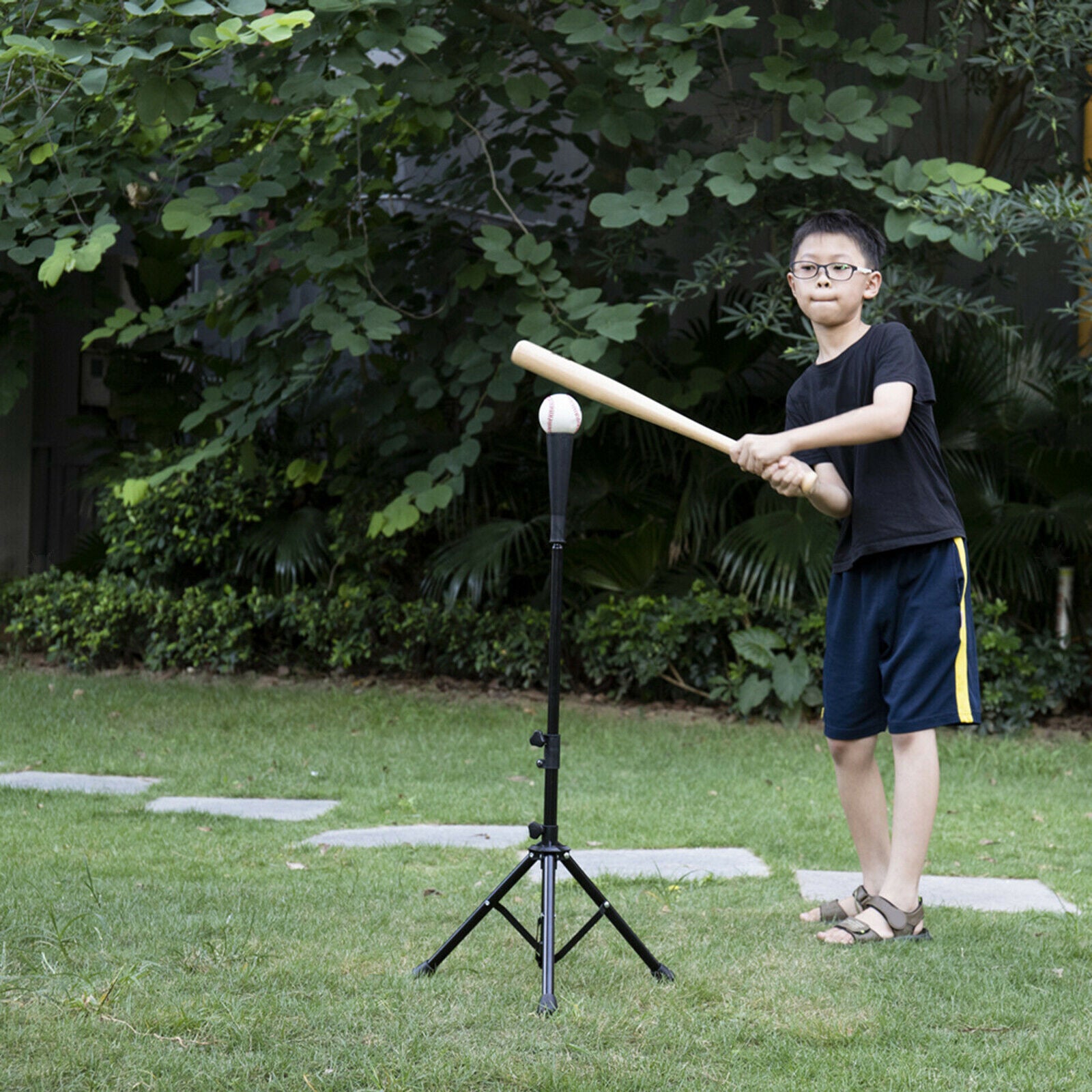 Athletic Tee Hitting Works Baseball Softball Girls Outdoor Travel Batting