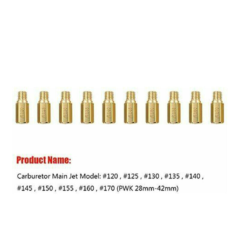 30Pcs Carburetor Main Jets 10Pcs Slow Pilot Jet Kit For Keihin PWK OKO Carbs ATV