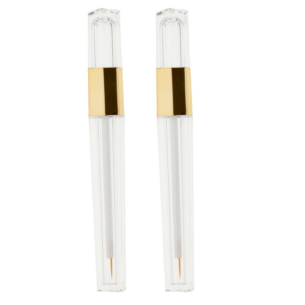 2pcs 5ml Empty Eyelashes Tube Eyeliner Vials Bottle With Wand Applicators for