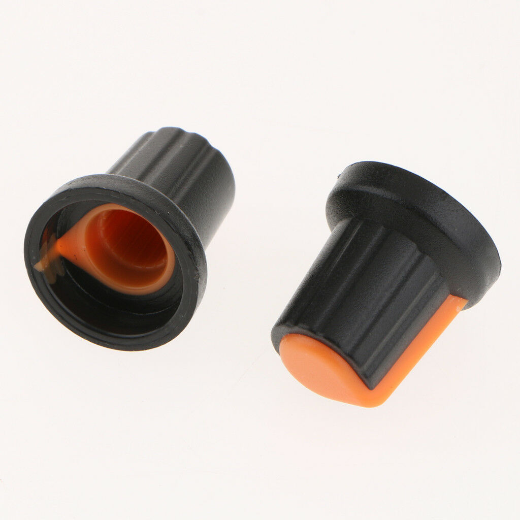 30x Plastic Pot Knobs for 6mm Potentiometer Rotary Switch Encoder 5 Colours