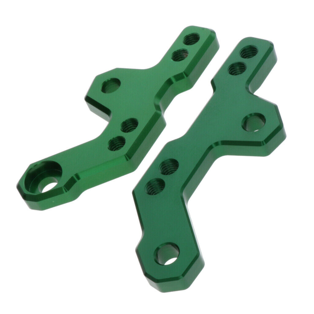 Motorcycle Rearsets Bracket Base Footpeg Plate For Kawasaki NINJA 250 Green