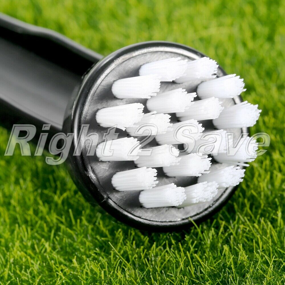 1 Pair Golf Club Brushes Cleaning Iron Wood Washer Bristle Cleaner Round Head