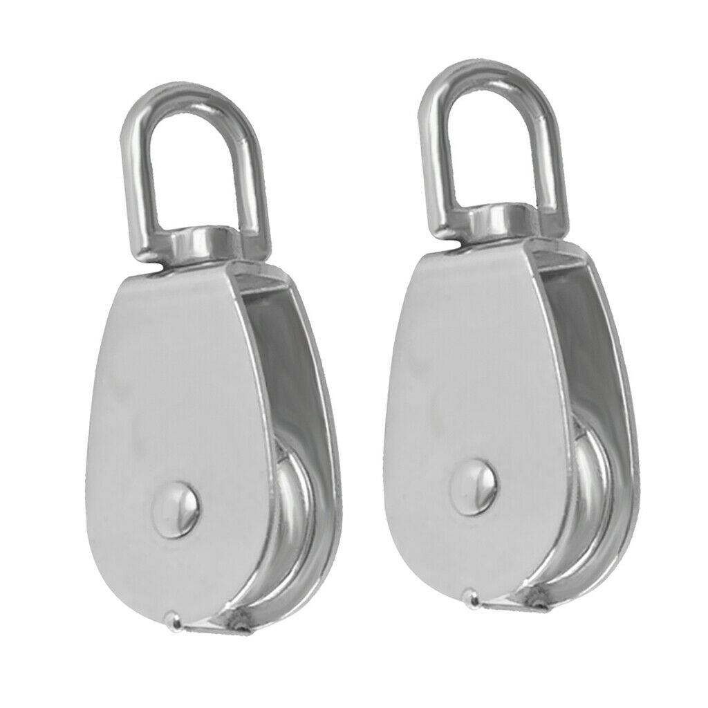 Cable Pulley, Pulleys for lifting, M15 Single Pulley Block in 304 Stainless.