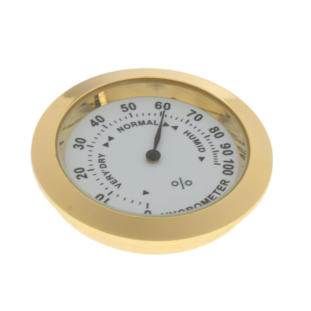 Metal Guitars Hygrometer Humidity Meter for Acoustic/Wood Guitar Parts