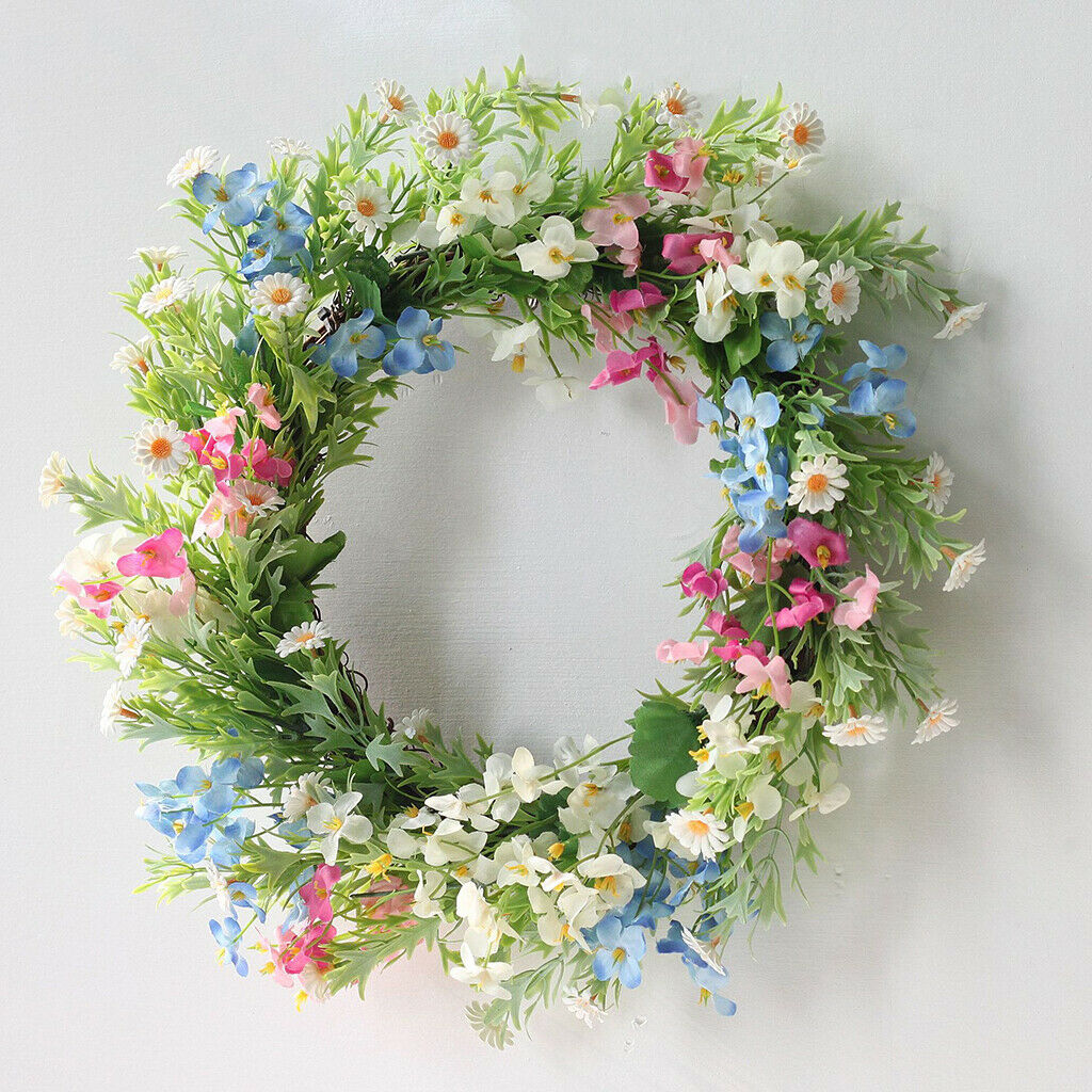 15in Romantic Primrose Wreath Garland Front Door Wedding Festival Decor