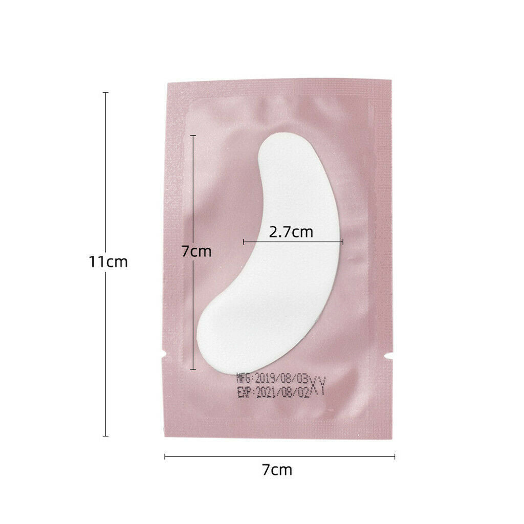 50Pcs Lint Free Non-Woven Eyelash Eye Pads DIY False Eyelash Lash Extension