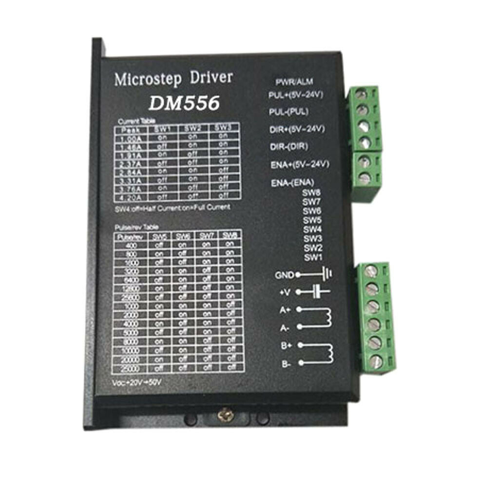 DM556 42/57 2 Phase Stepping Stepper Motor Driver Controller 24-50VDC 5.6A