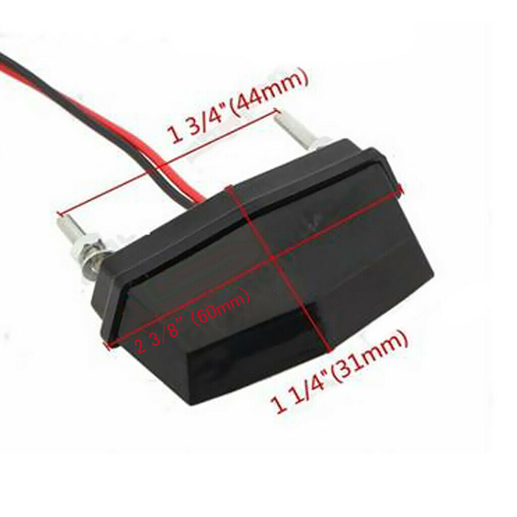 LED Rear Brake Stop Tail Light Lamp Number Plate Light For Motorcross Bikes