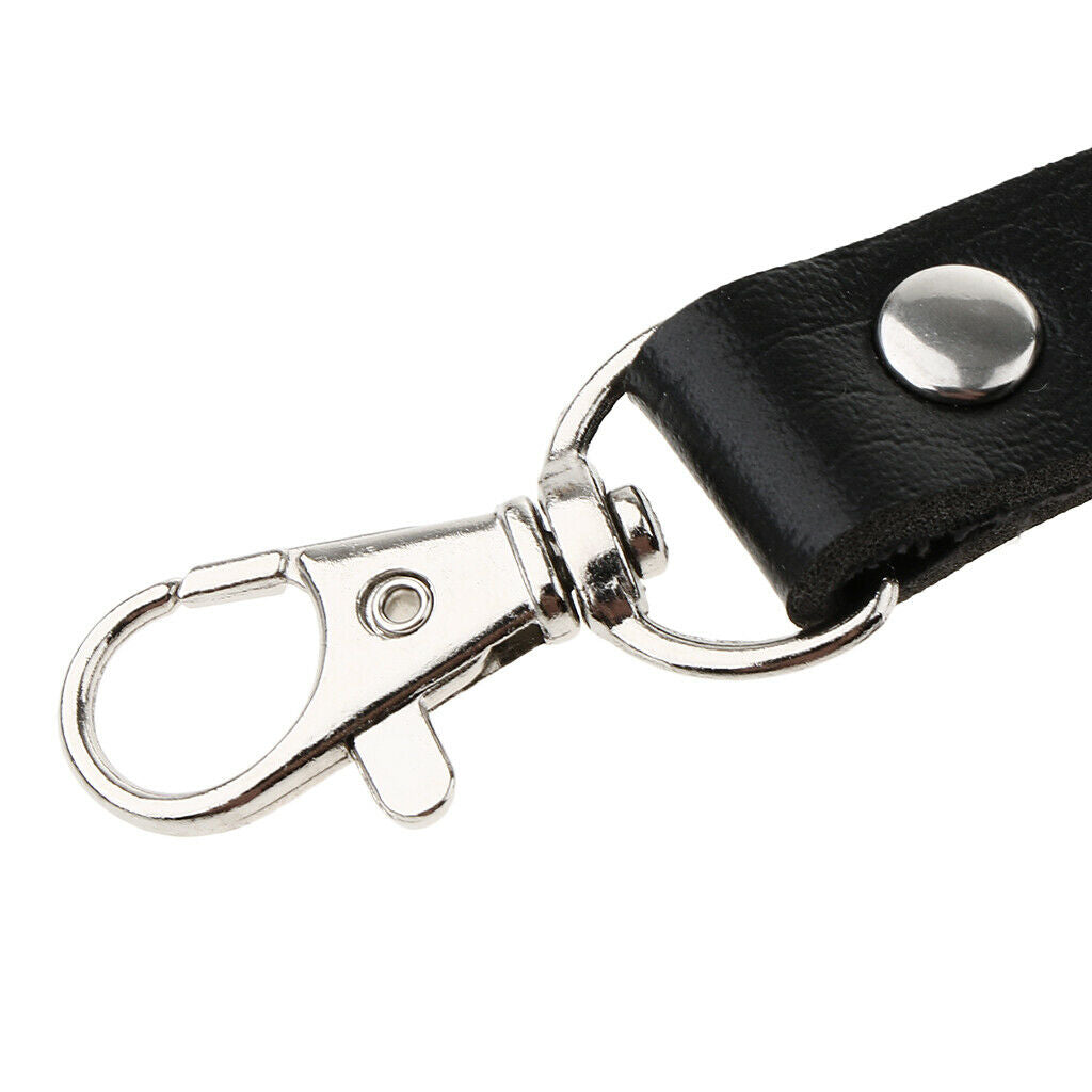 Artificial Leather Suspenders Y-Back Double Shoulders Braces Hooks Belt Unisex