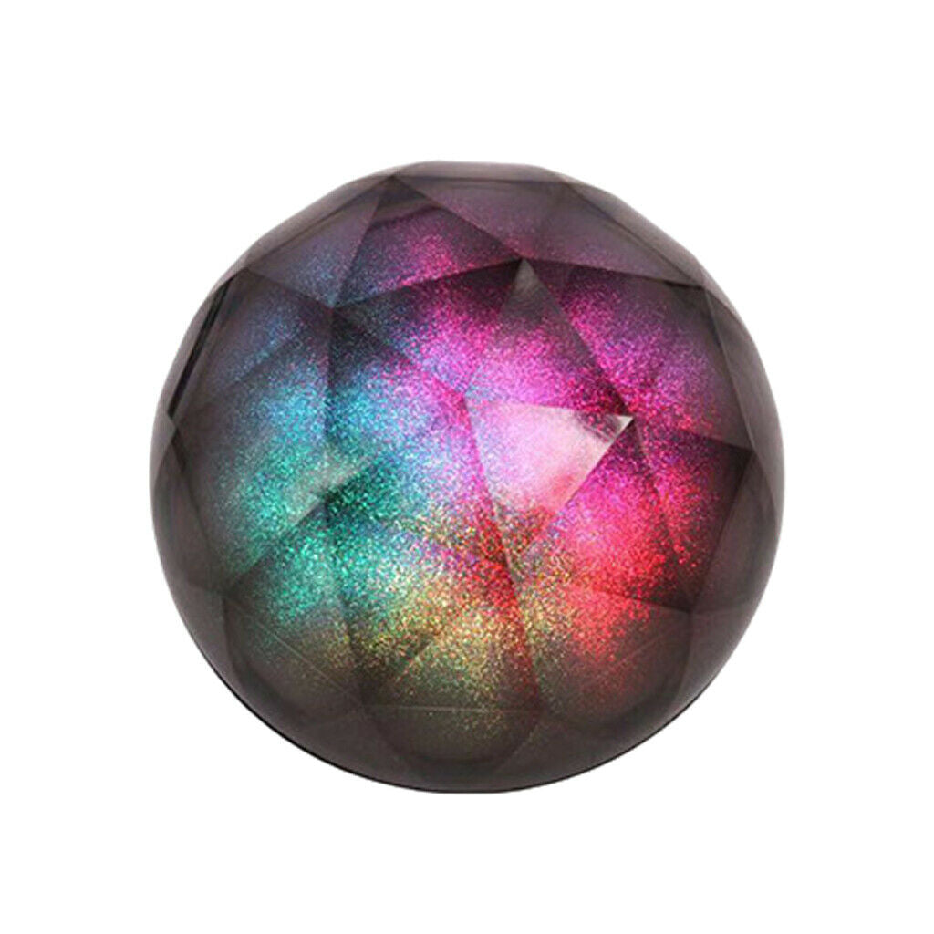 Portable Bluetooth Speaker LED Colorful Light Crystal Ball Room Aux Input
