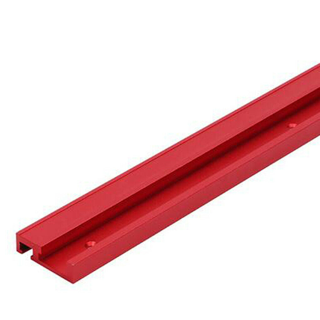 2x 600mm T-Slot T-Track Miter Track 45 Type Woodworking Tool Aluminium Alloy