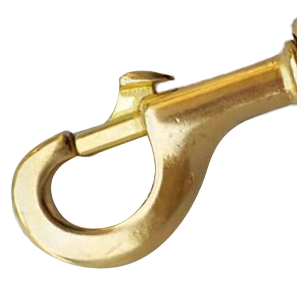 Strong Rotatable Eyelets Snap Lock Clips Made of Solid Brass for Diving