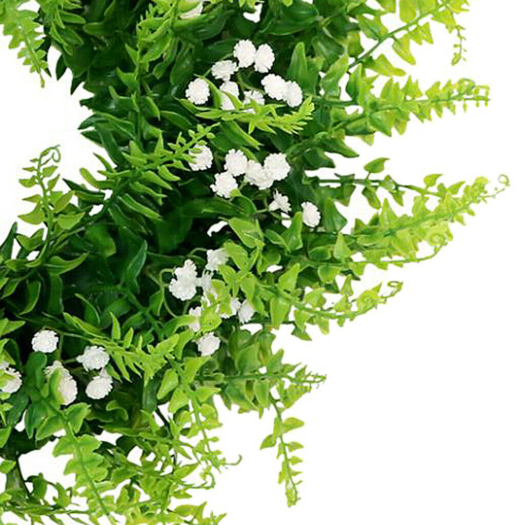 Romantic Simulation Gypsophila Front Door Lintel Wreath Bloosom Garland Home