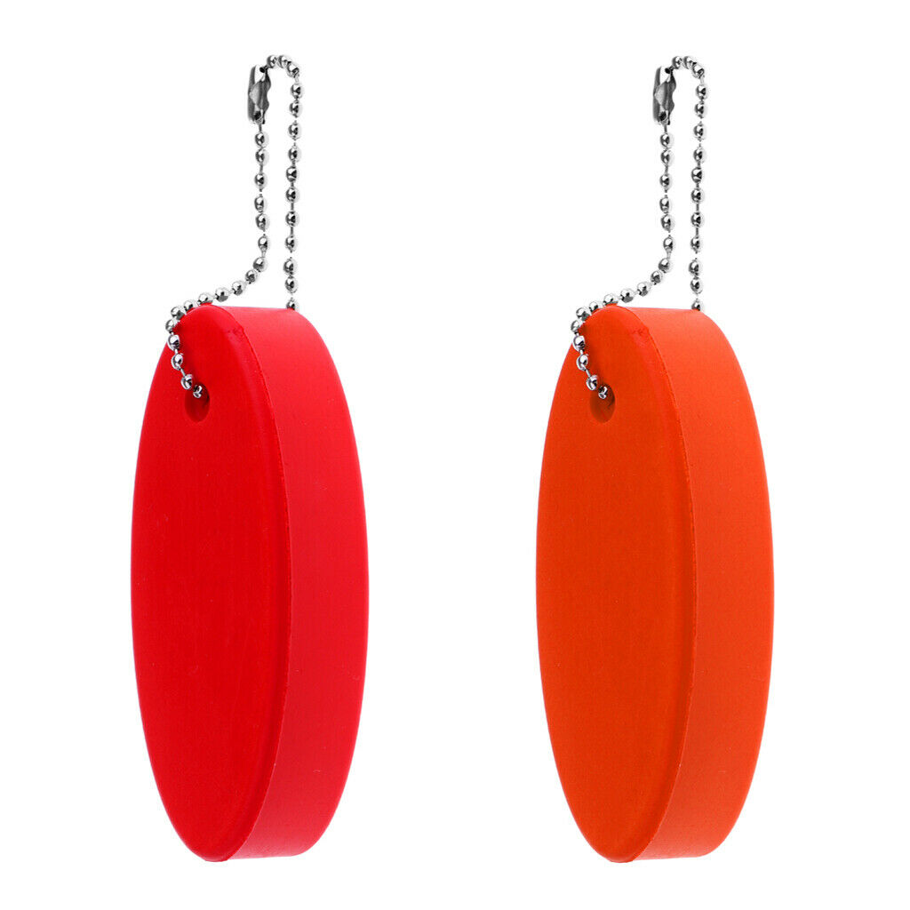 2x Portable Floating Keychain Keyring Buoyant Float F Yachting Water Sports