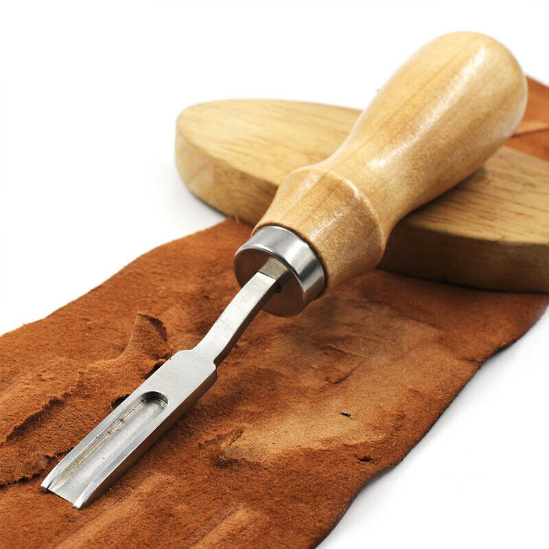 Handmade French Style Leather Edge Beveler Cutting Skiving Trimming Kni.l8