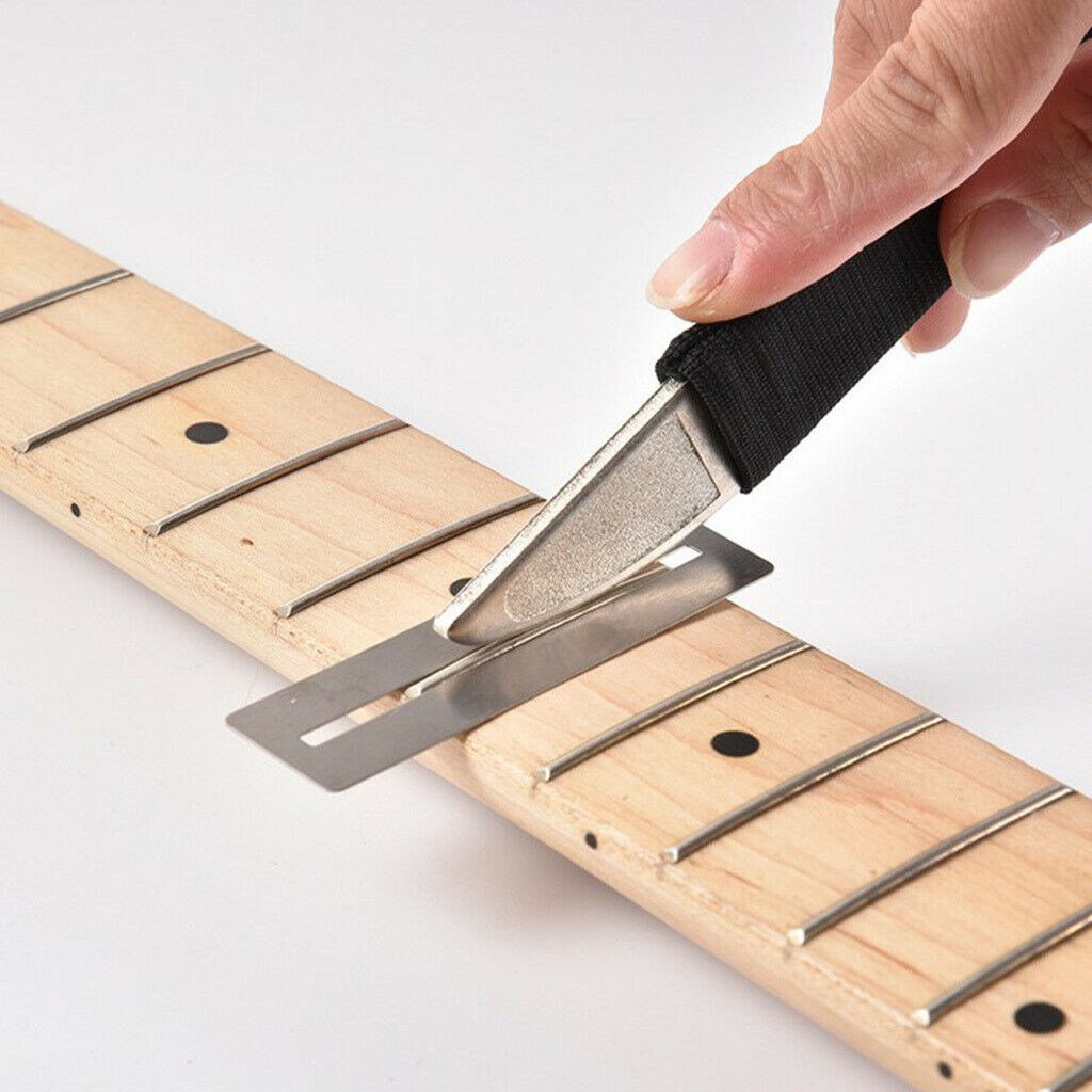 Guitar Luthier Tools Fret Crowning Dressing File Fingerboard Guards Set