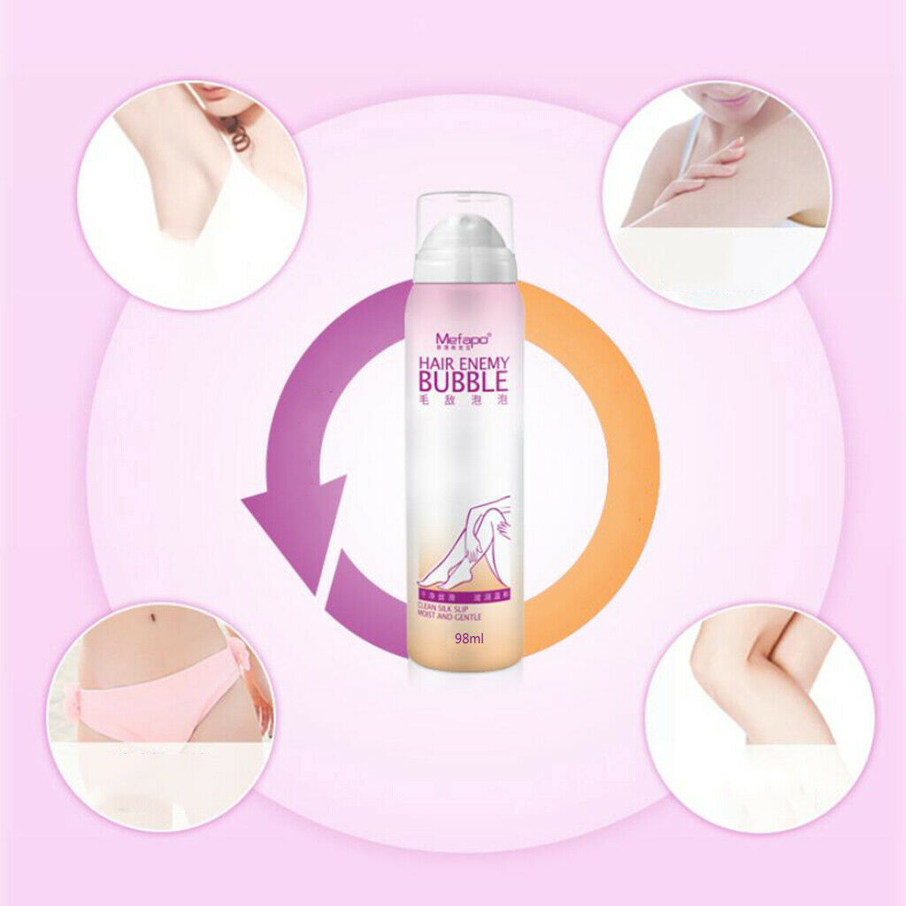 4x Mefapo Painless Hair Removal Spray Foam Creams No Damage Smooth Skin