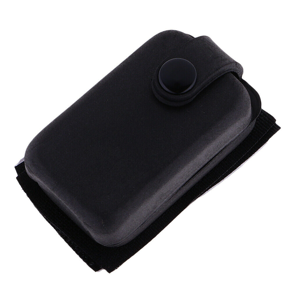 Musical Instrument Bass Battery Cover Hold Bag Box 9V PU For Electric Guitar
