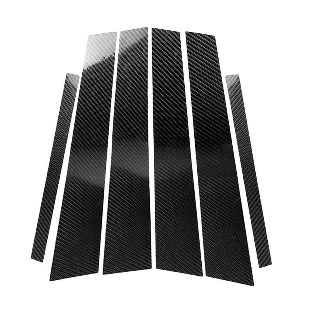 Black Window Pillars Covers Trims For BMW 3 5 Series E90 F30 F10 F20 E71
