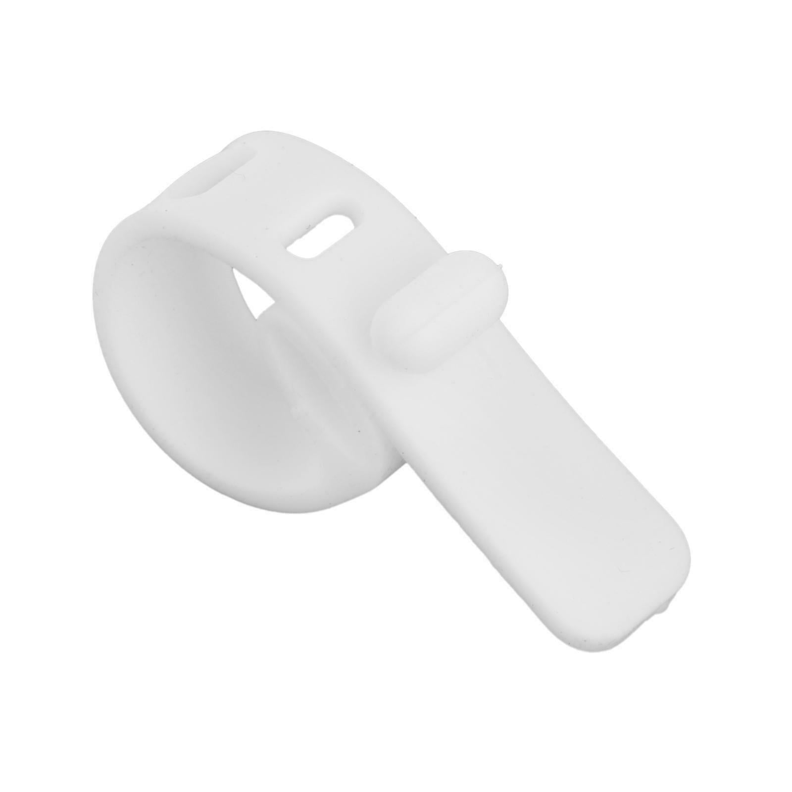 10Pcs Silicone Cable Ties 3 Holes Holder for Data Cable Cord Cables Desk