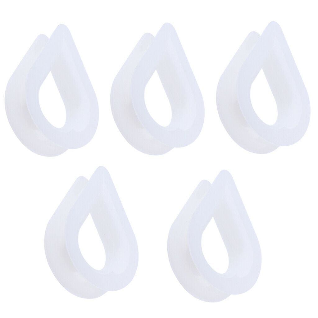 10x Navy Nylon Thimble For Docking Boat Sailboat Anchor Rope 10mm