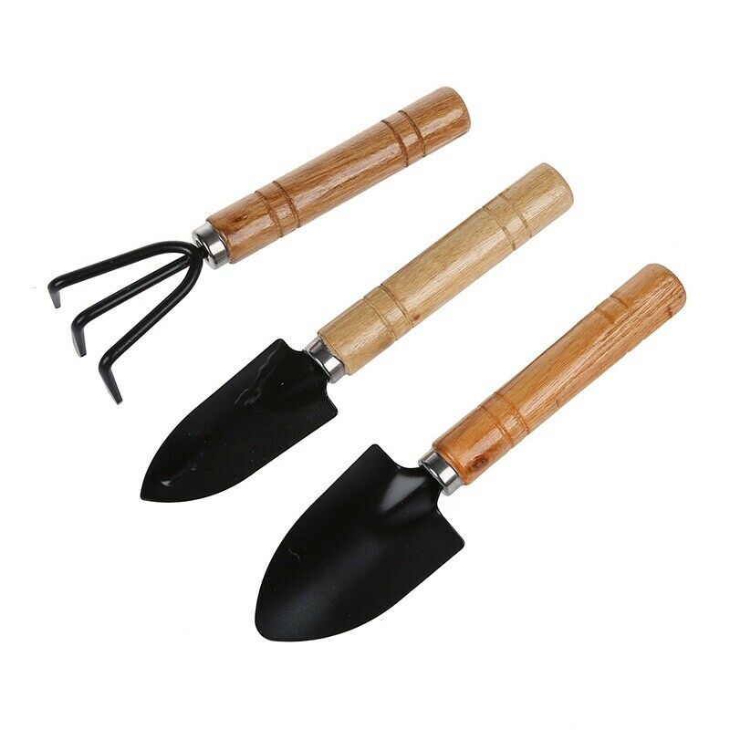 Hollow Out Doublet Shovel Beaker Handle Wooden Iron Gardening Tools Z5A3A3