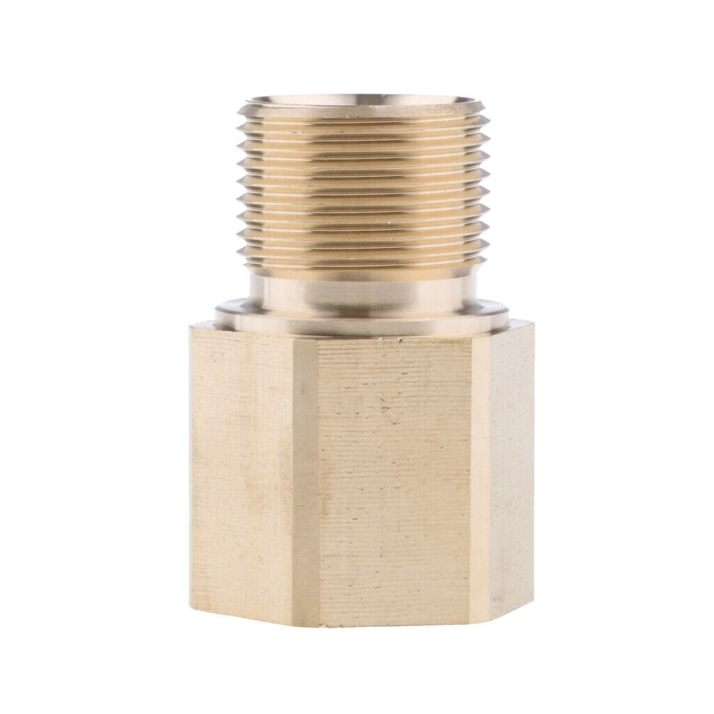 Pressure Washer Washing M22/14 to 22mm Male Brass Connector Adaptor
