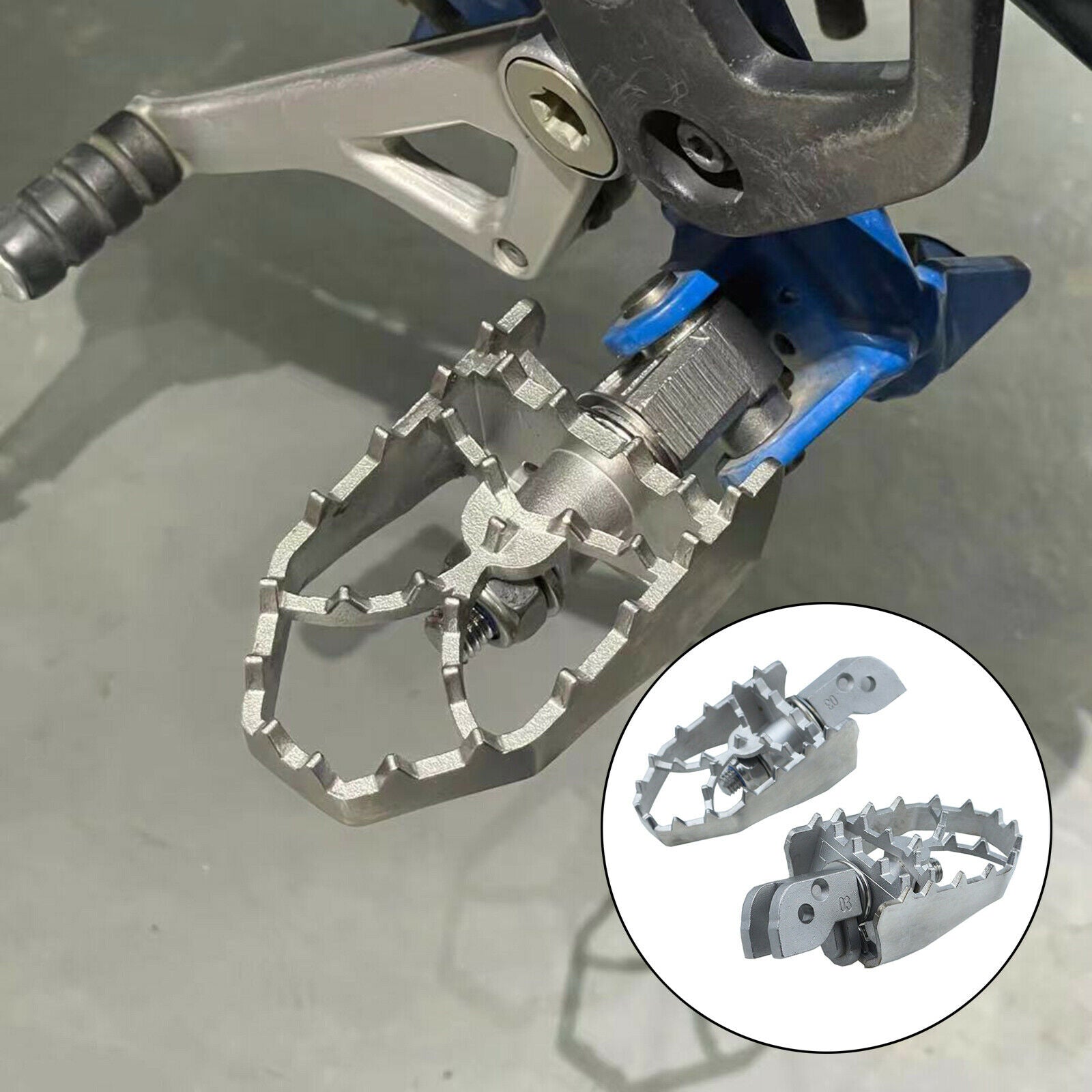 Rear Wide Foot Pegs Pedal for DUCATI MULTISTRADA 1200 1200 Motorbike Replace