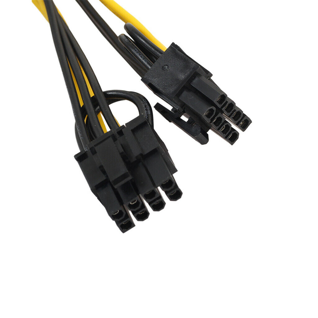 6Pin to Dual 2x 8 Pin (6+2)   Power Adapter Cable for Graphics Video Card