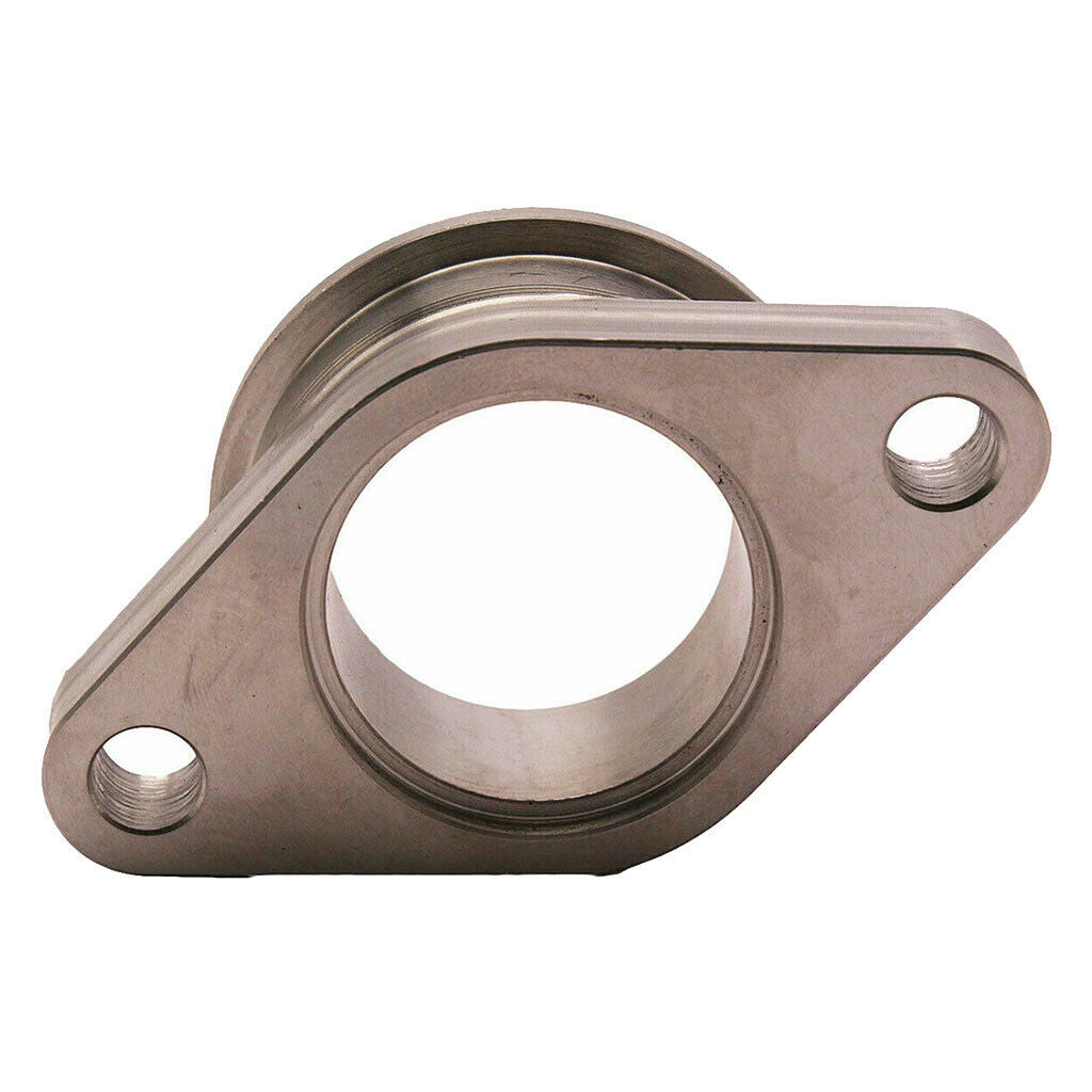 304 Stainless Steel 38mm V Band Wastegate To 2 Bolt Manifold Adapters Flange
