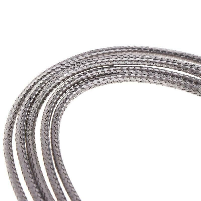 Stainless Steel RTD PT100 Temperature Sensor Thermocouple with 2m 3 Cable Wires