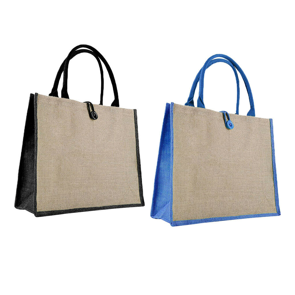 2PCS Women Ladies Large Retro Simple Tote Bag Color Block Shoulder Tote