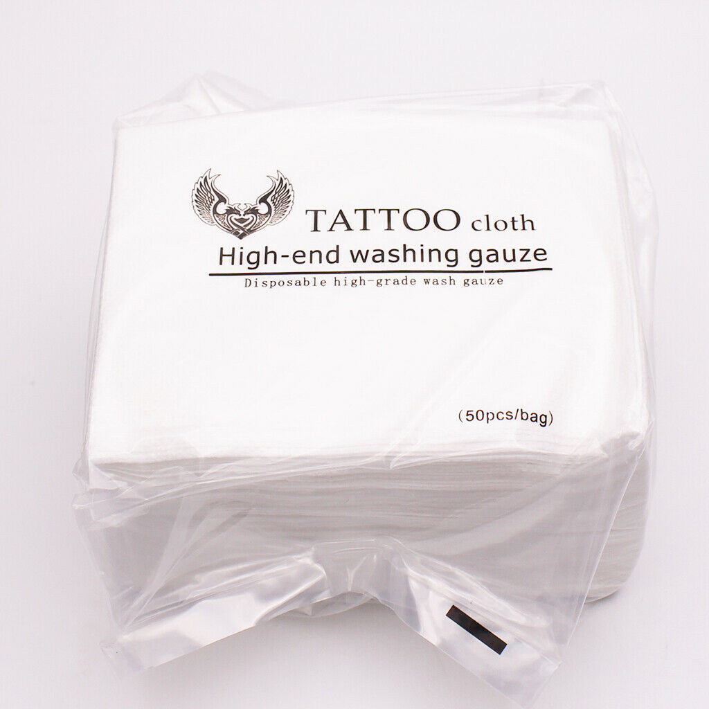 50 Sheets Comfortable Tattoo Cleaning Towels Makeup Remover Cosmetics Wipes