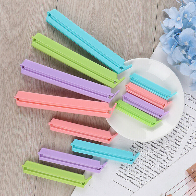 12Pcs/set 3 sizes Sealing Clips Househould Food Snack Storage Sealer ClampsJ.DD