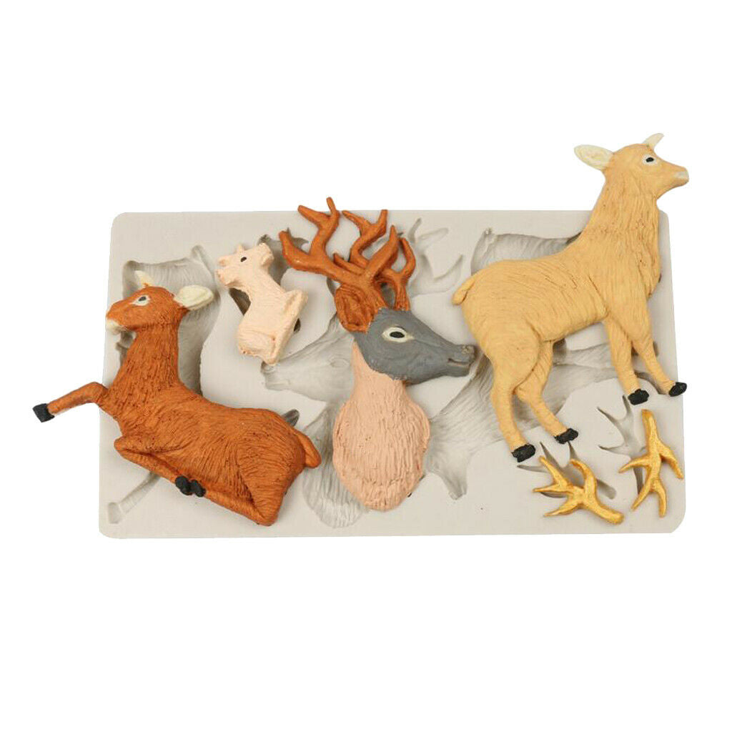 Silicone Goat Mold for Fondant Cake Making Baking Tool